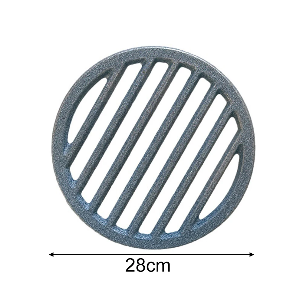 1pc Round Cast Iron Fire Grate Fireplace Replacement Parts Grate Cast Iron Heating Fireplace Parts Home Improvement