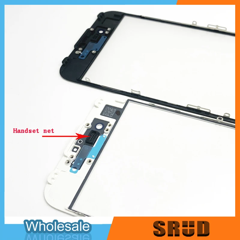 A++ Quality  3 in 1 Outer Glass With OCA Frame Bezel For iPhone 11 Xr 8 7 6 6s Plus 5s LCD Touch front outer Glass lens Repair