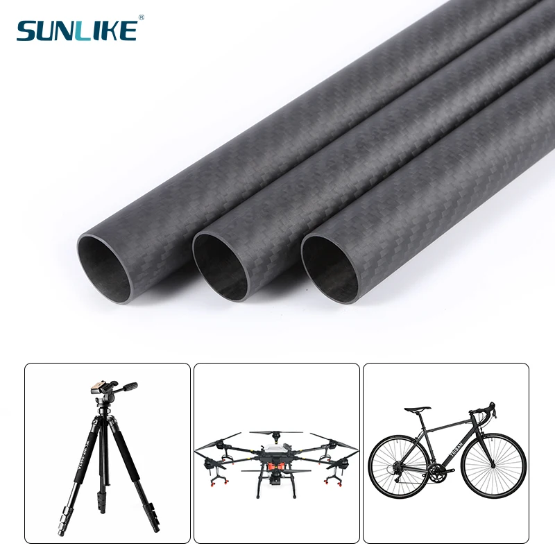 Carbon Fiber Tube 1 PCS Length 1000MM Diameter 4-9mm for RC Model Aircraft Drone