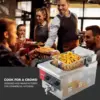 Deep Fryer Extra Large with Drain,Timer,Basket and Lid for Restaurant Use  Commercial 6