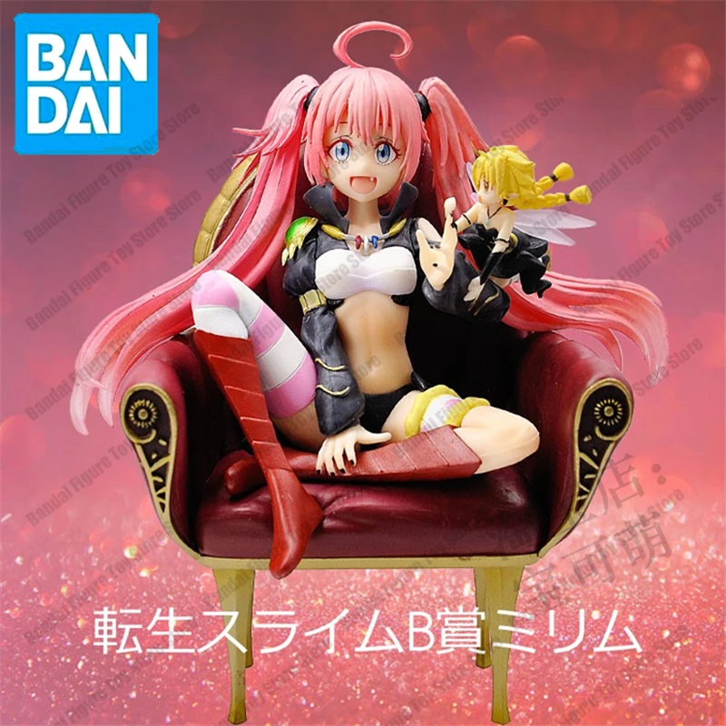 

Bandai Original Rimuru Tempest Milim Nava Diablo Figure Anime That Time I Got Reincarnated As A Slime Figurine Model Doll Gift