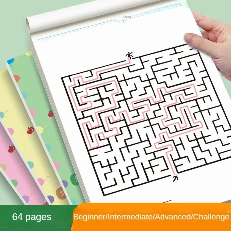 Children's Maze Game Book for Concentration and Intellectual Development