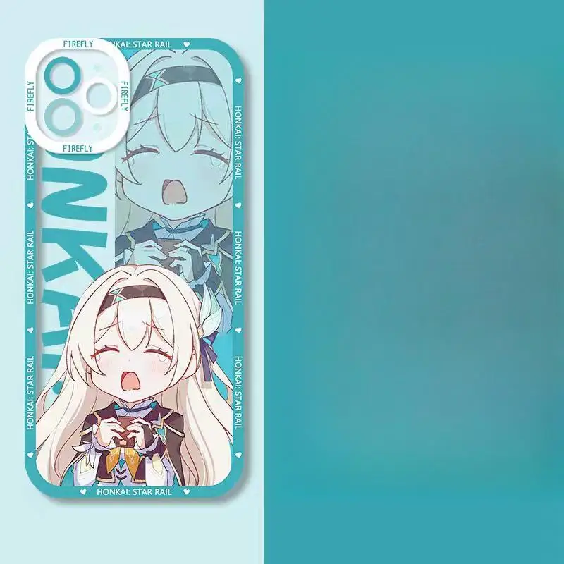 Soft Firefly Silicone Case with Honkai Star Rail Design