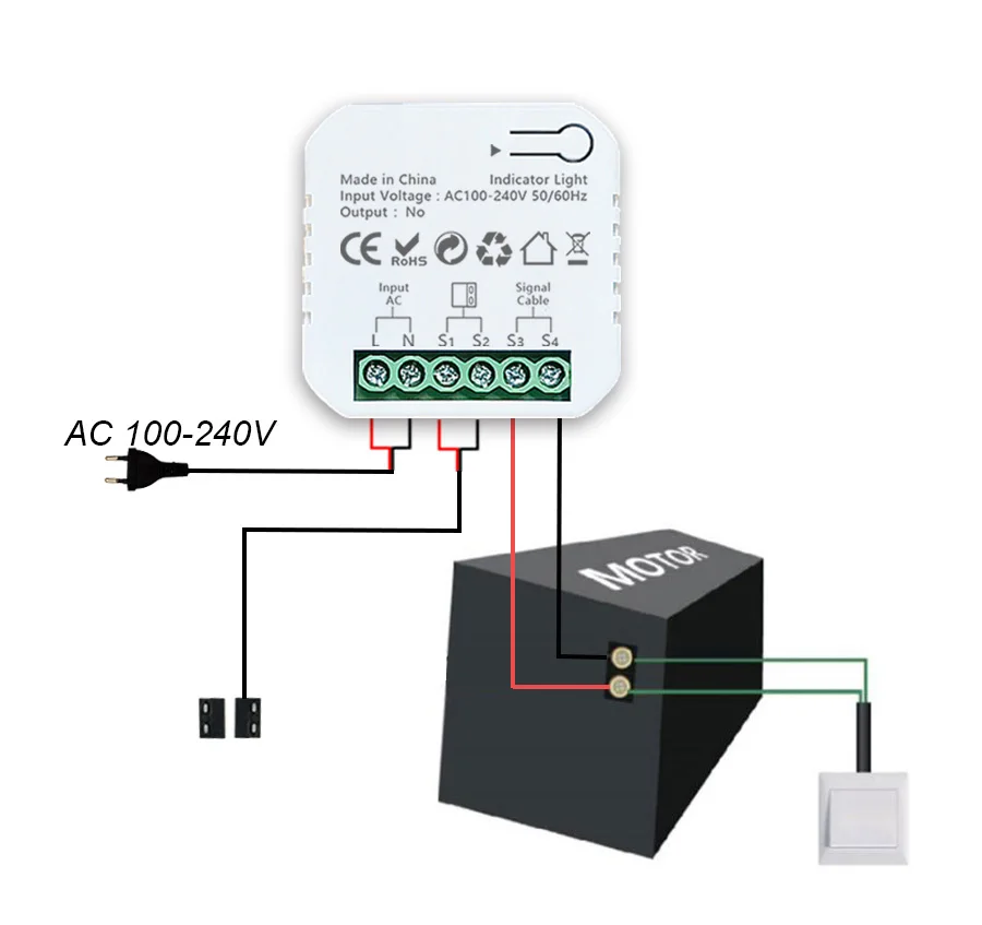 LoraTap Apriporta WiFi Garage Door Opener con Telecomando RF, Apricancello  Intelligente con Sensori Porta Wireless, Controllo App Smart Life