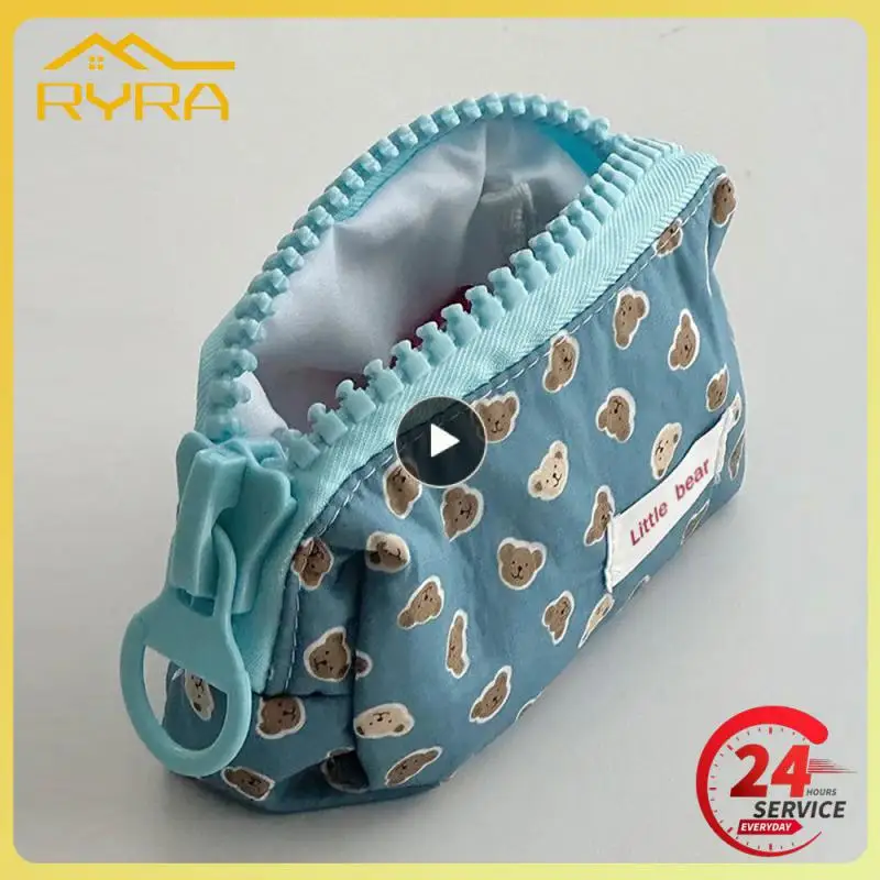 

Stationery Box Little Bear Color Fashion Multi-occasion Application Thickened Edging Smooth Pencil Case Blue Print High Capacity
