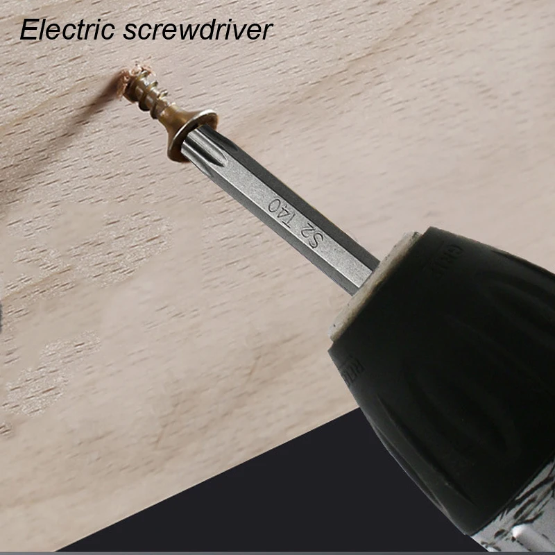 Screwdriver Set Torx Flat Head Tamper Proof Security Drill Bit Electric Drill Magnetic Extension Adapter Star Hex Spline Bit