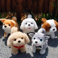 Kids Smart Interactive Plush Puppy Kids Electronic Toys Cute Robot Dog Walk Bark Jump Wag Tail Dog Toys for Baby Birthday Gift 2