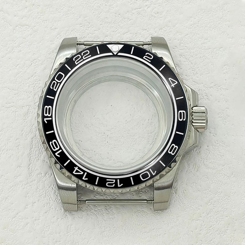 40MM SUB Herrenuhren Metallgehäuse Passend für 20mm Armbanduhr NH35 NH36 7S26 4R Automatikwerk Herren Tauchmesser Nachrüstteile – Detail 7