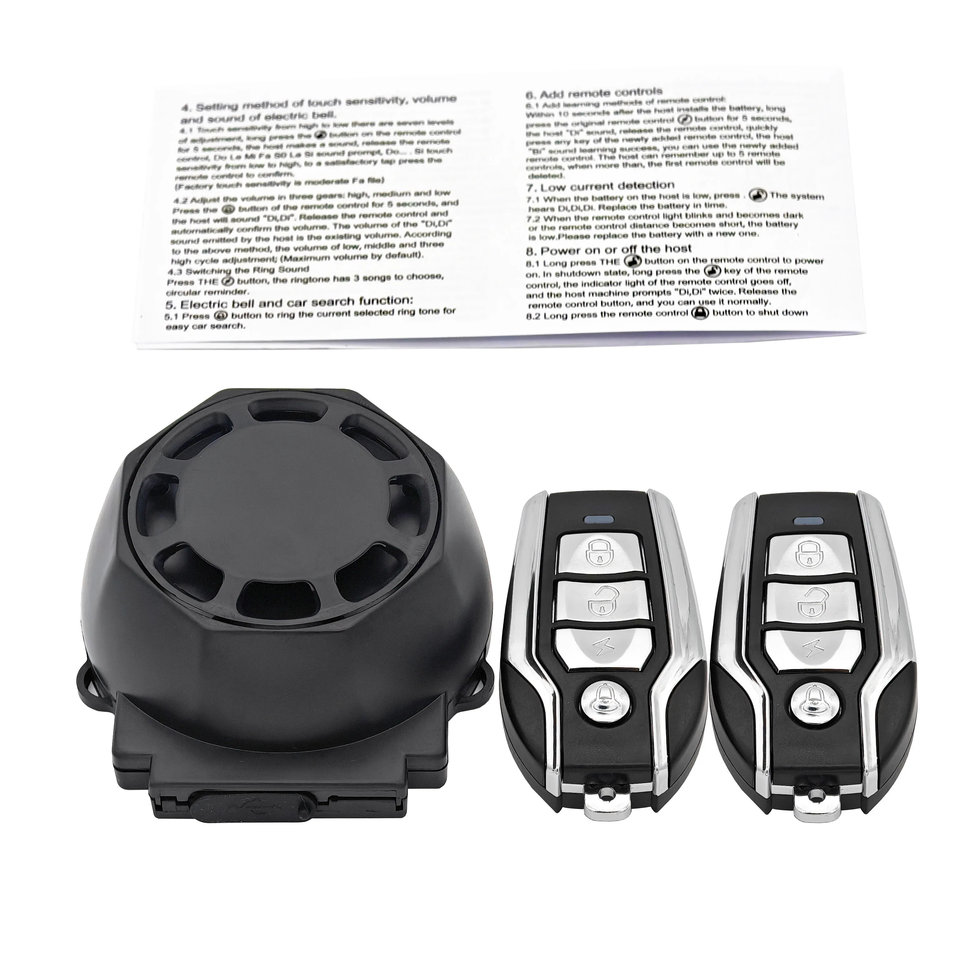 Bike Alarm Wireless Waterproof Bicycle Vibration Alarm USB Charging Remote Control 120dB Motorcycle Security Protection wireless vibration alarm motorcycle alarm bike alarm remote control anti theft alarm