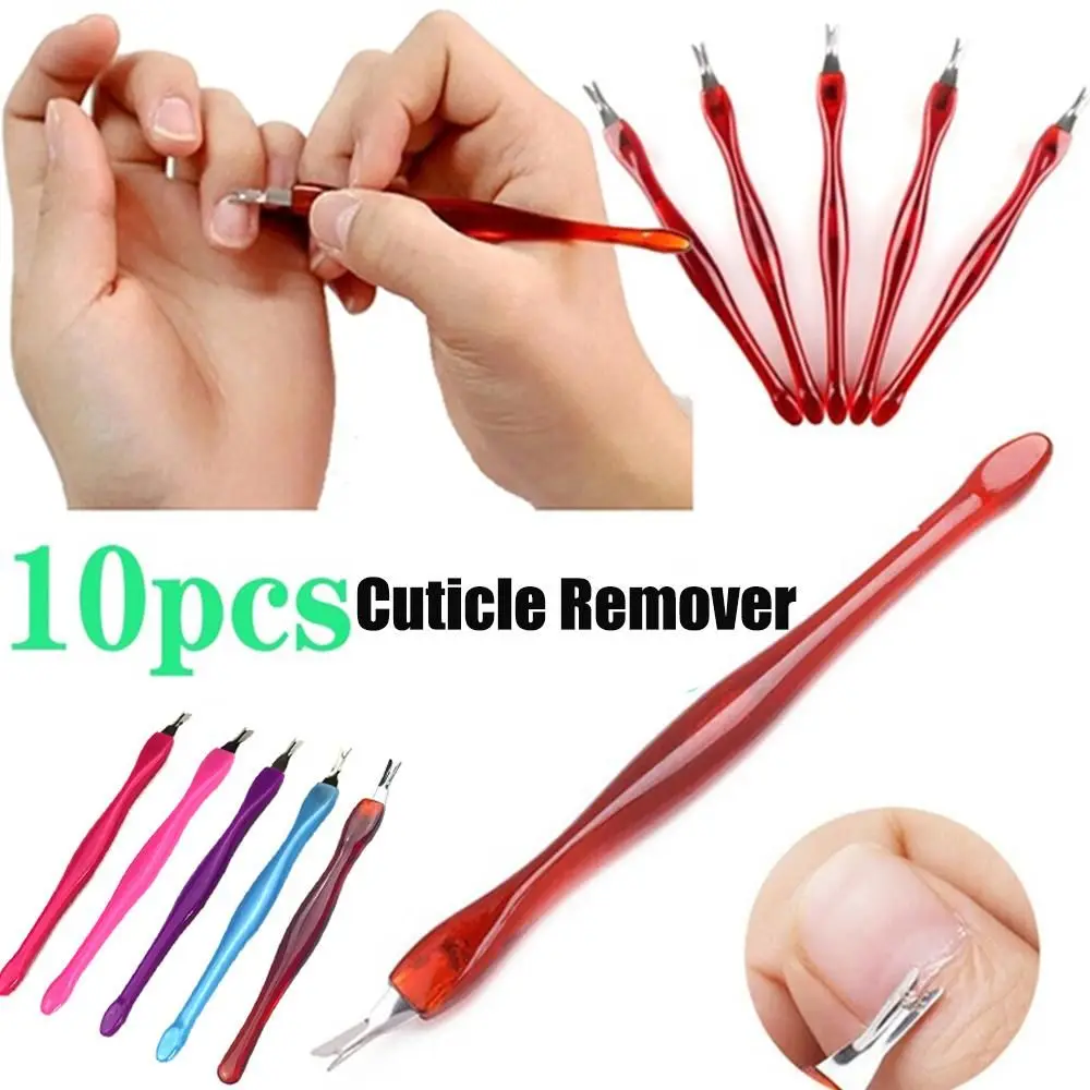 Professional Pedicure Manicure Cuticle Nipper Cuticle Remover Nail Polish Removal Dead Skin Fork Nail Pusher