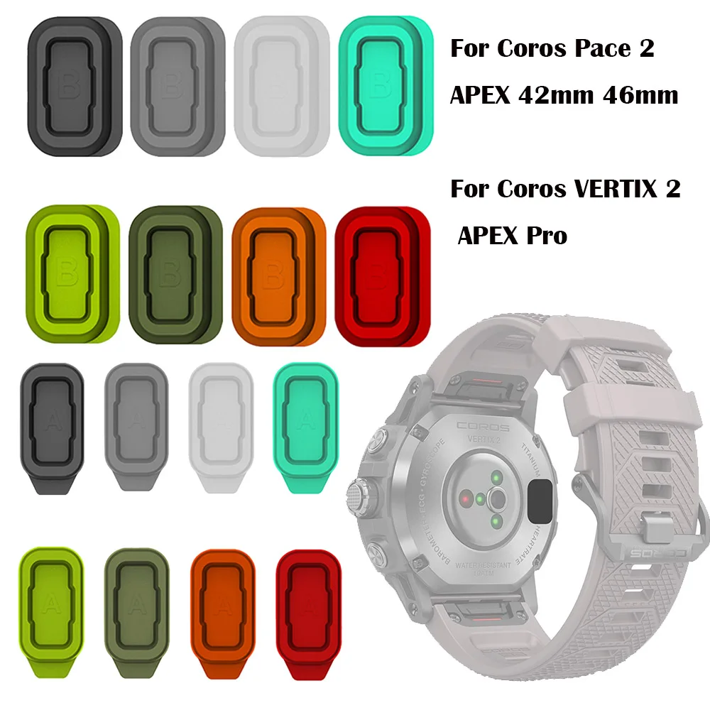 8 Pezzi In Silicone Per Coros Vertix 2 Apex Pro Watch Tappi Protettivi Per Tappi Antipolvere Per Coros Pace 2 Apex 42Mm 46Mm Porta Copertura Antipolve