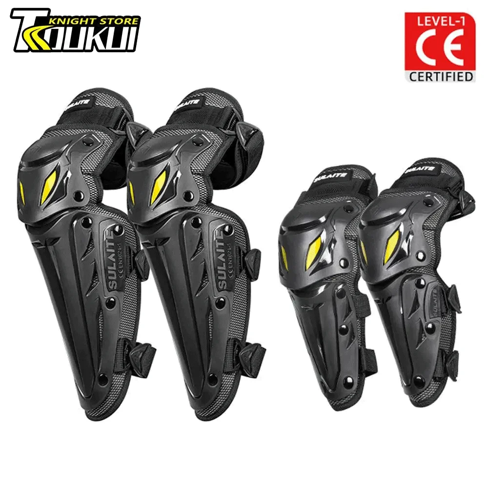 

Motorcycle Knee Pad Elbow Protective Combo Knee Protector Equipment Gear Outdoor Sport Motocross Knee Pad Ventilate Four Seasons