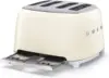 Style Retro Aesthetic 4 Slice Toaster 6 Presets Extra Wide Slots Cream 5