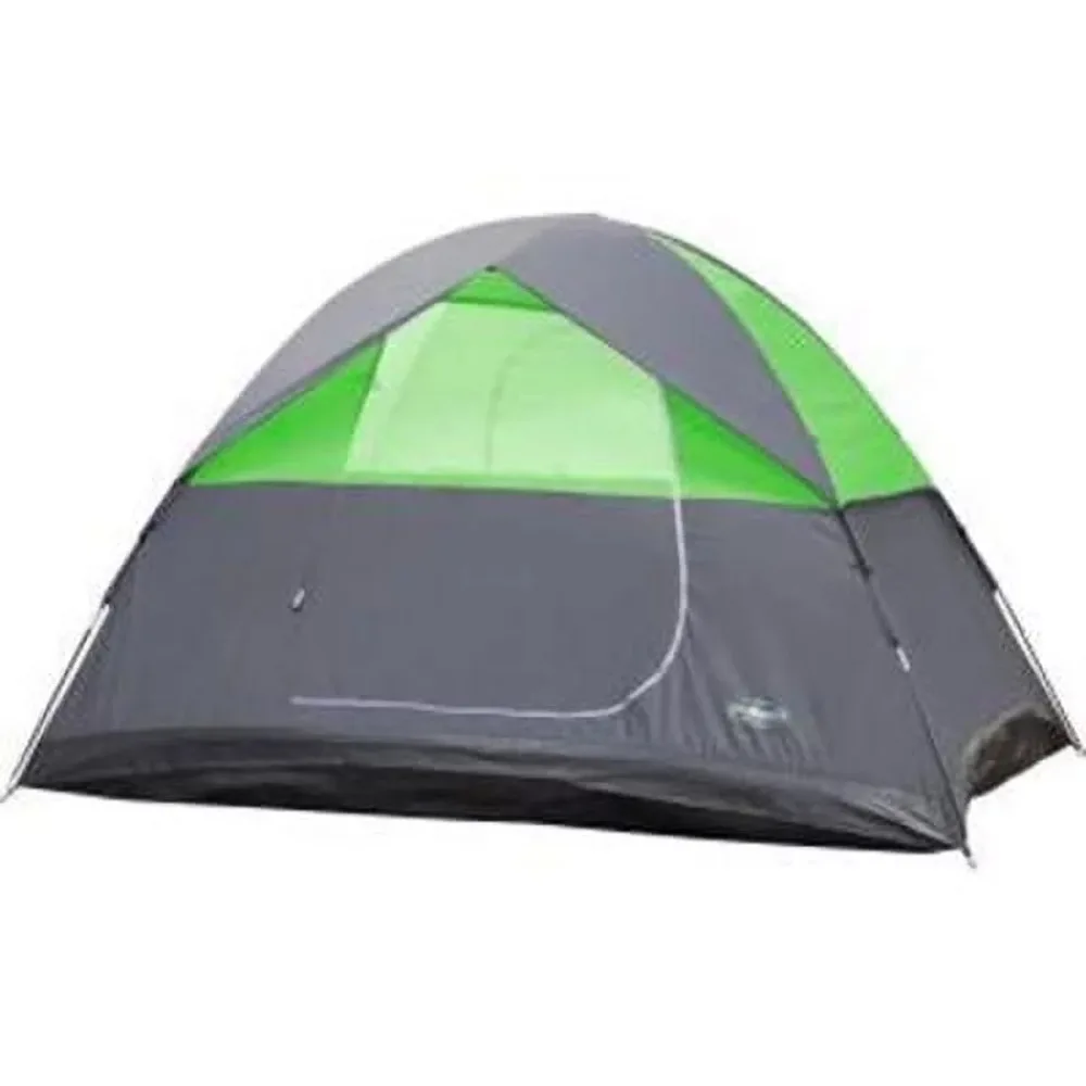 

Cedar Creek Dome Tent 96” L X 84“ W X 54” H Green Gray 728-10 Camping Tarp Nature Hike Air Tent Outdoor Camping Waterproof Tents