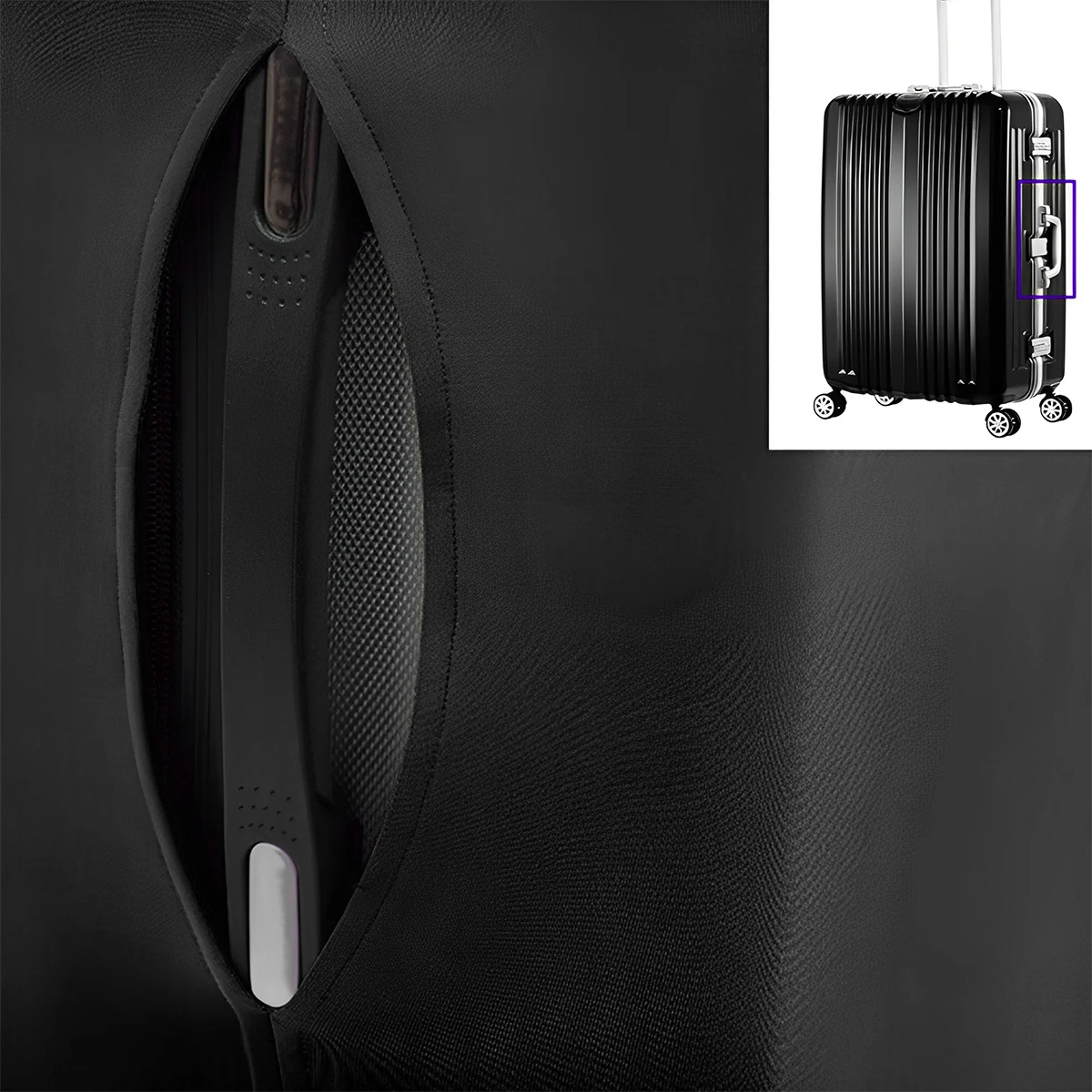 Luggage Cover Elastic Suitcase Protector Dustproof Anti-scratch Luggage Baggage Sleeve for Outdoor Traveling Camping Hiking 4