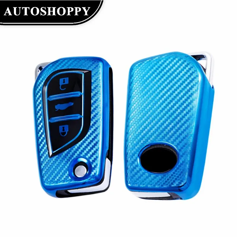 

Brand New Soft TPU Car Key Case Full Cover For Toyota Highlander RAV4 Izoa CHR Levin Camry Corolla Reiz Protection Accessories