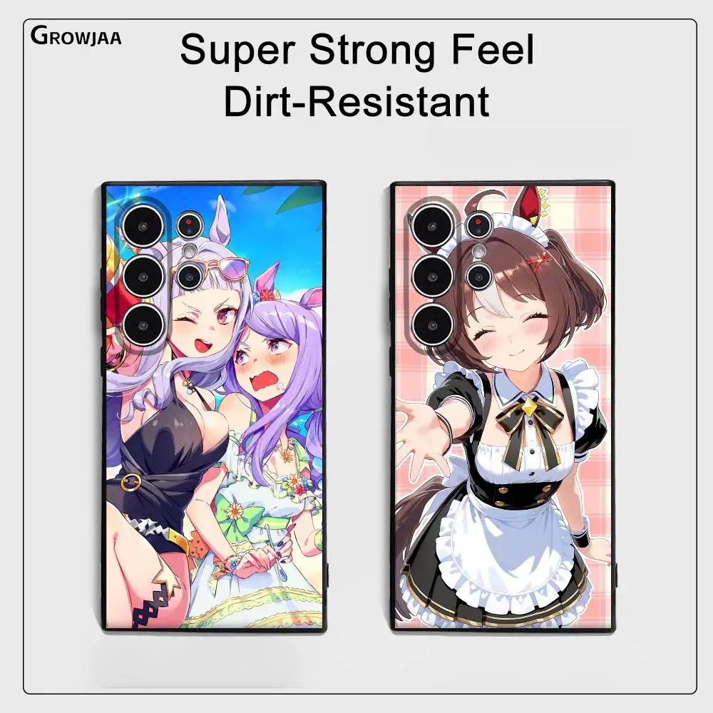 Frosted Non-Slip Anime U-Umamusume Phone Case - Full Cover Soft Case