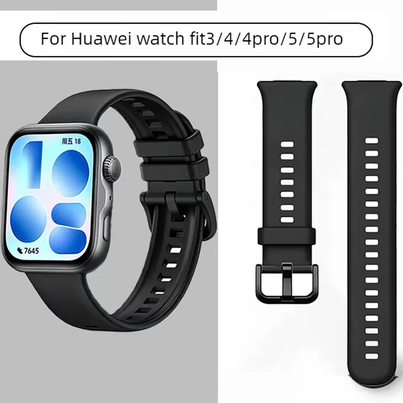 Sport Silicone Replacement Wristband for Huawei Watch Fit - Original Strap in Vibrant Colors