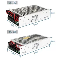 MZMW UPS/Charge Function Switching Power Supply SC-35W 60W 120W 180W 12V 24V Monitor 110/220v AC/DC Battery Charger SC-120-12V - Image 6