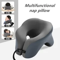 Ushaped Travel Pillows 2-in-1 Travel Pillow Face Down Pillow Cooling Gel Memory Foam Face Pillow Relax Arms Eye Surgery Support 1