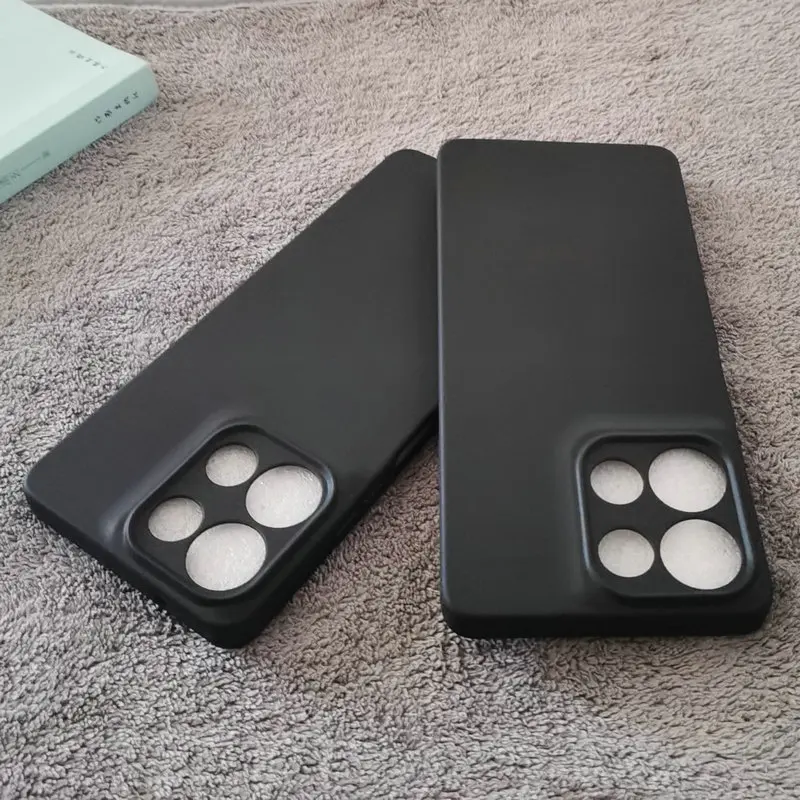 Frosted Black Silicone TPU Phone Case - Soft Shell Protective Cover