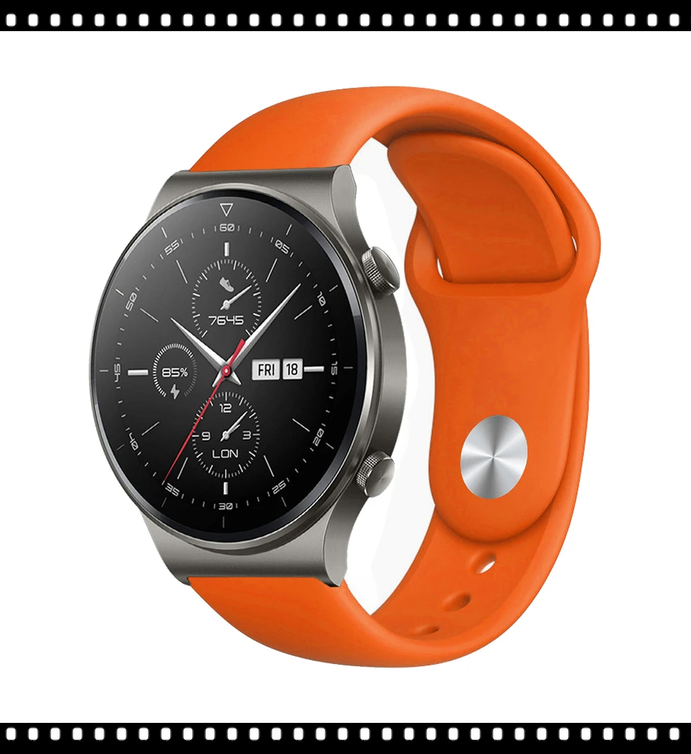 Premium Silicone Replacement Watch Band - 20mm/22mm, Various Smartwatches