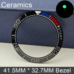 41.5mm Luminous Bezel Insert in Ceramic/Aluminum (NO.10 Ceramics)