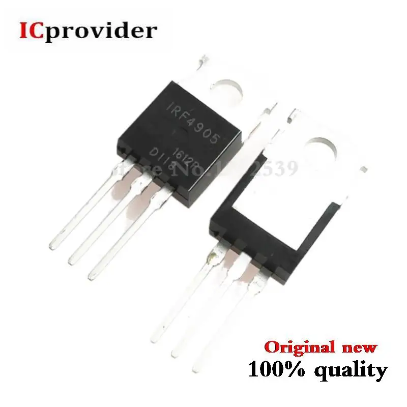50 шт./лот IRF4905 IRF4905PBF MOSFET P-CH 55V 74A TO-220 лучшее качество. | Электронные компоненты и