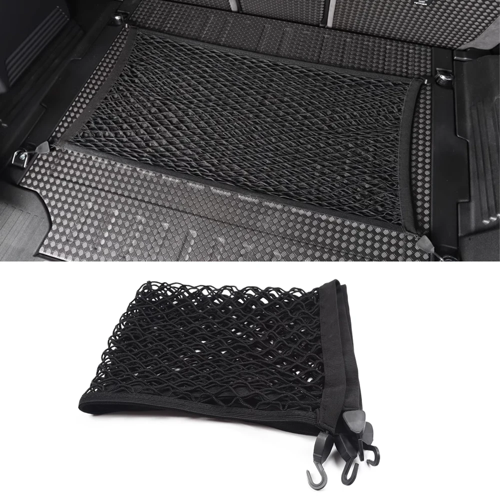 Defender 90 110 130 트렁크 메쉬 포켓, 고정 메쉬 보관함, 트렁크 보관함, 20-25 Defender 내부 수정 액세서리