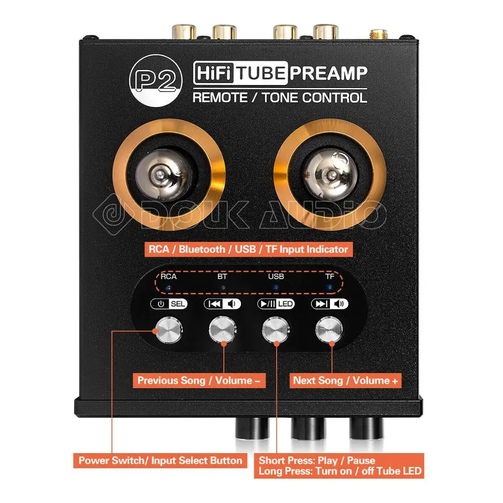 Douk Audio HiFi  ,  5.0 ű, ׷  , USB  ÷̾, P2