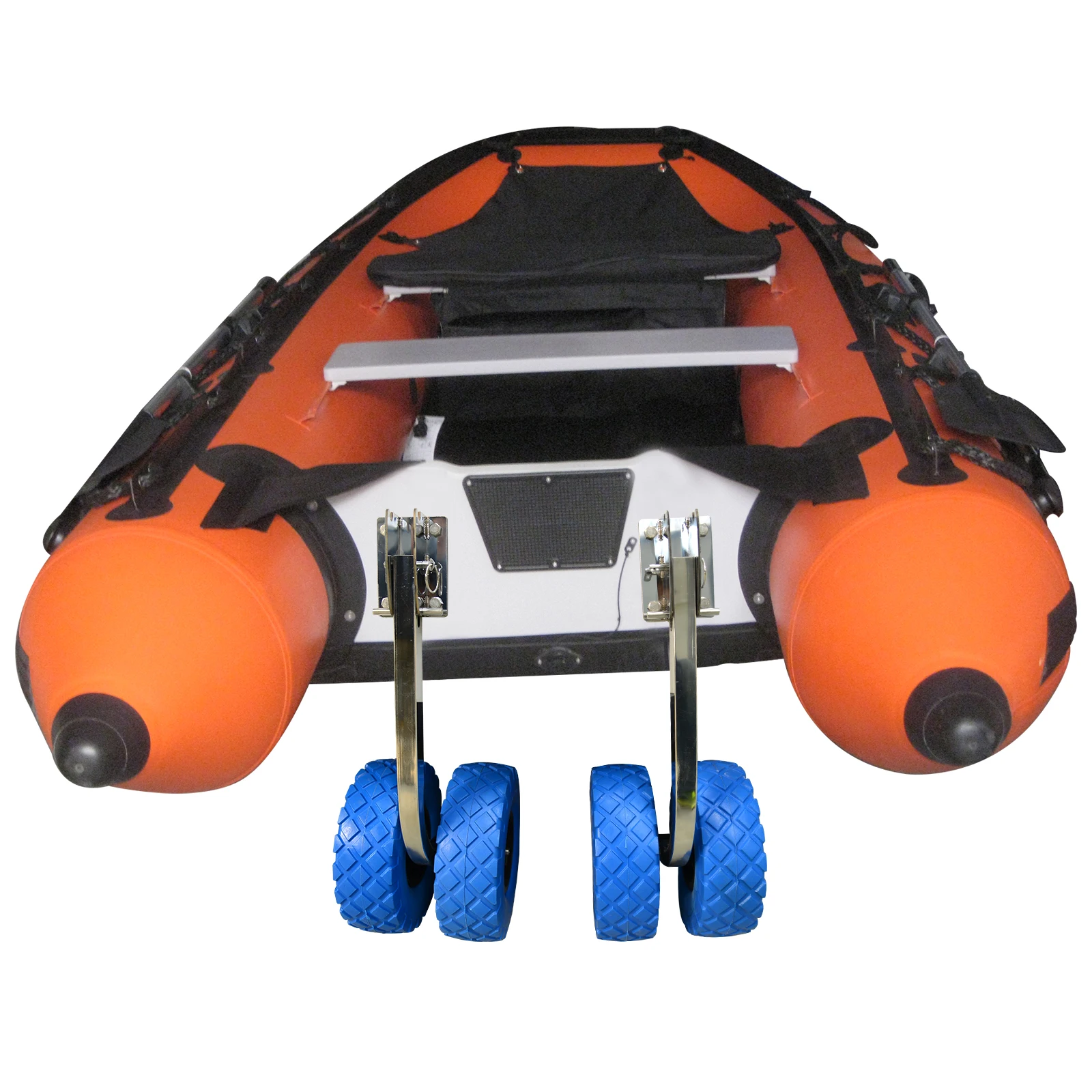 Inflatable Boat Launching Wheels Rubber Boat Stern Wheels Fishing Boat