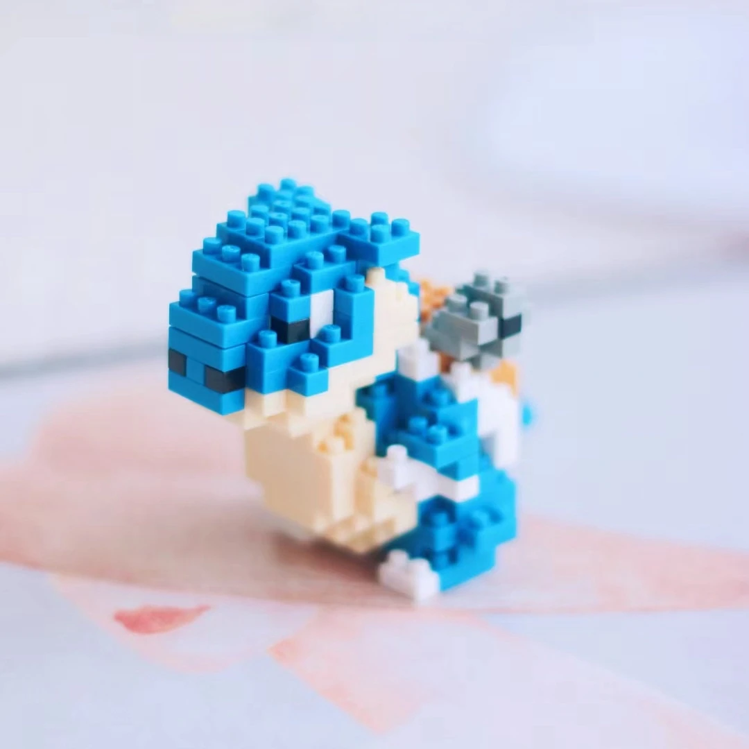 Фото Маленький Мультяшные блоки Nanoblock с покемоном, Charizard Kyogre Groudon Rayquaza, модель, образовательная графика для детей, подарок на день рождения, игрушки №3