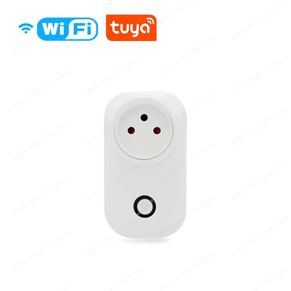 16A İsrail Fişi Tuya Akıllı Wifi priz Kablosuz Priz Alexa Google Ev Yardımcısı Akıllı Yaşam APP ile Çalışmak