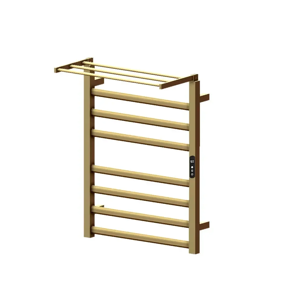 Electric towel rack, towel rack, carbon fiber heating toilet, bathroom home smart heating drying rack