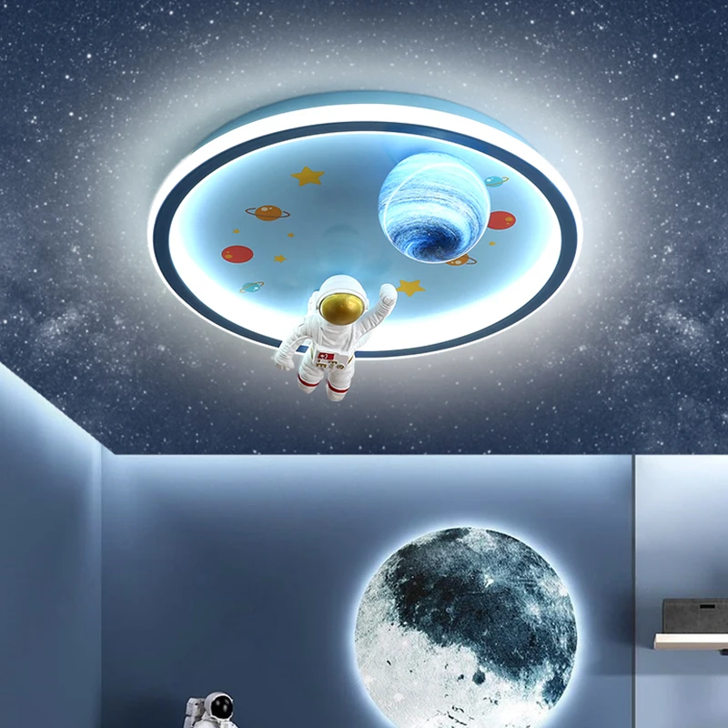 

OUQI Children Led Ceiling Light Salon for Kids living room decoration Bedroom Indoor Lighting Support Remote Control