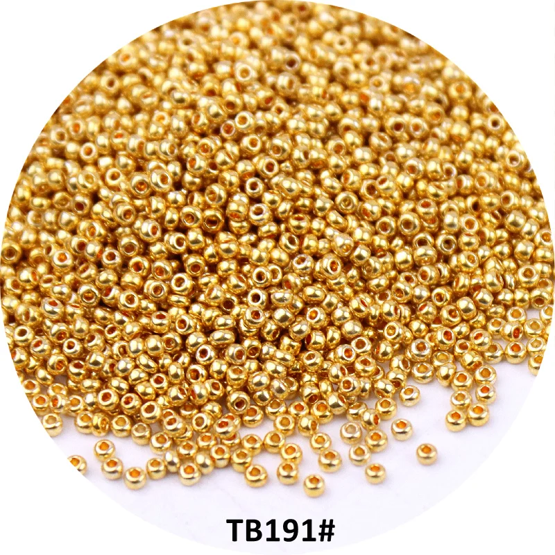 Description Picture 5 of itemGolden 15/0 Japanese Seedbeads 1.5mm Uniform Metallic Bronze Round Spacer Glass Beads For DIY Jewelry Making Garments Accessory