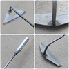 Hardened Hollow Hoe Garden Hoe Weeders Labor-saving Weeding Loosening Farming Tools Planting Rake Hoe Garden Hand Tools 5