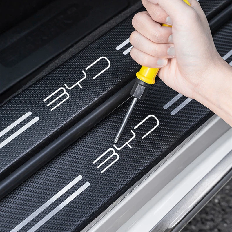 Car Door Car Fender Side Blade Badge Car Body Adesivo Protettivo In Metallo Per Byd Atto 3 Yuan Qin Han Tang Plus Dm-I Dolphin