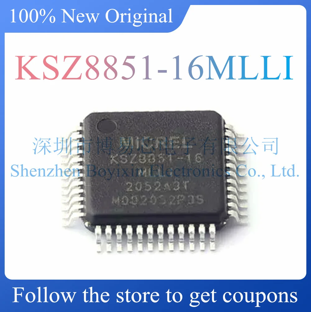 NEW KSZ8851-16MLLI.Original Product.package LQFP-48