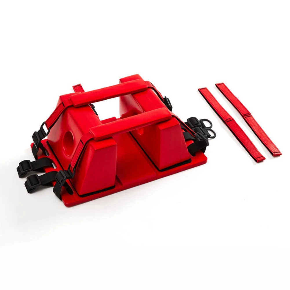 

Red Emergency Head Fixator Water Stretcher Plate Head Immobilizer Swimming Pool Aid Equipment