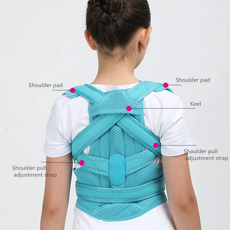 Description Picture 5 of itemBack Corset Posture Corrector Belt Shoulder Support Waist Brace Adjustable Back Posture Correction for Adults & KidsFor Girl Boy