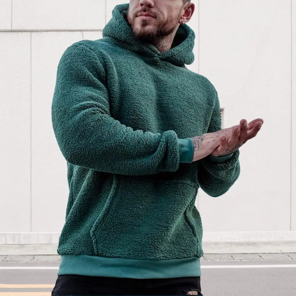 

Regular Fit Men Sweatshirt Stylish Men's Plush Sweatshirt Warm Hooded Jacket for Winter Autumn Personalized for Winter