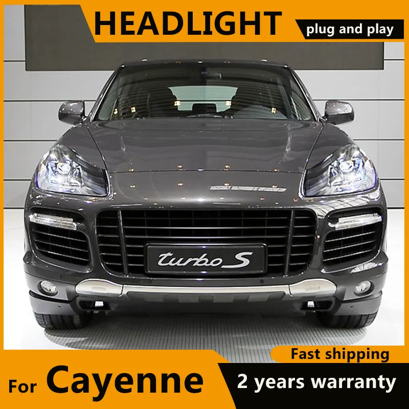 Per Porsche Cayenne 957 Fari 2007 2008 2009 2010 Matrix Led Head Lamp Drl Day Running Light Head Lamp Per Porsche Cayenne