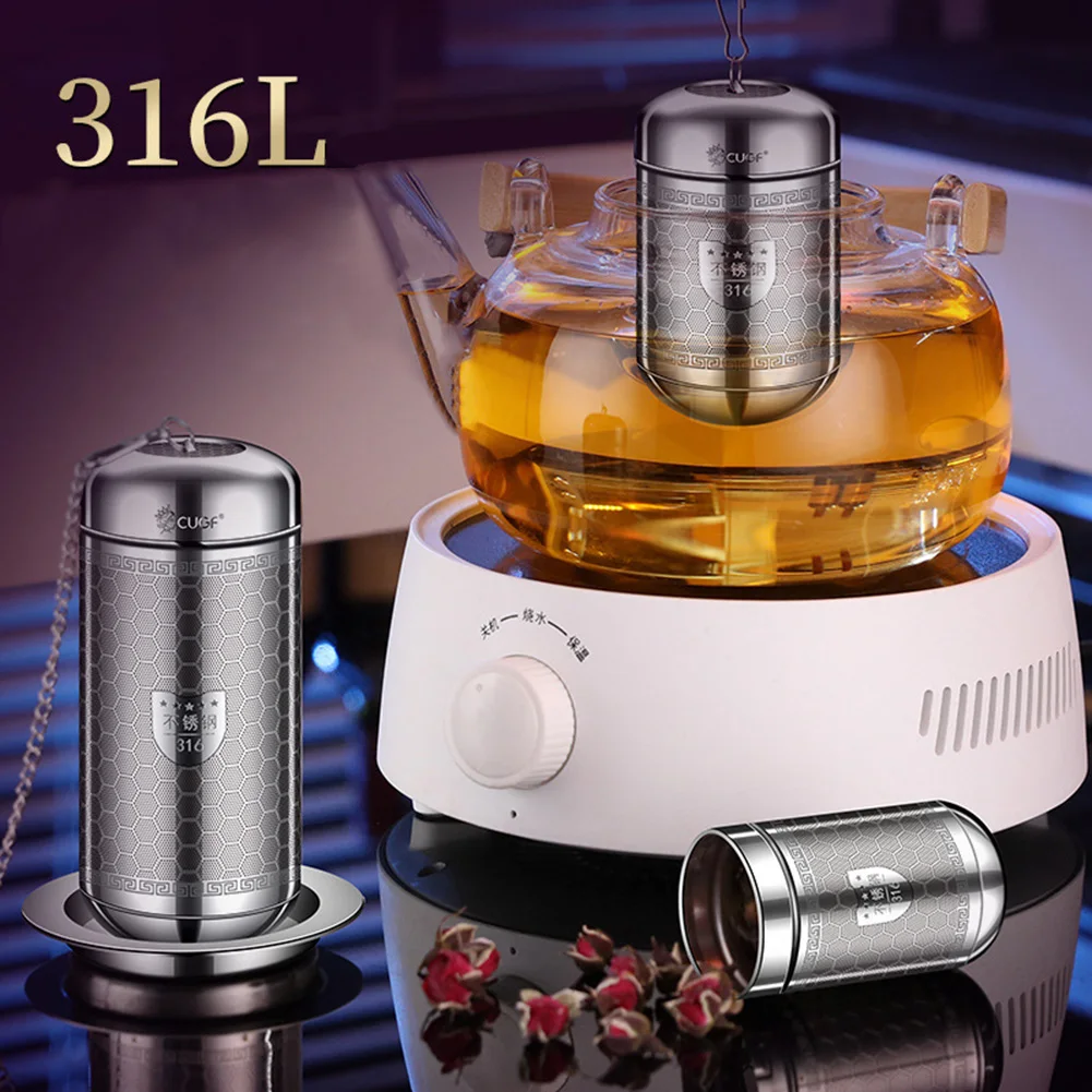 Description Picture 3 of item1pc Tea Infuser Stainless Steel Tea Leaves Spice Seasoning Ball Strainer Filter Mesh Seasoning Ball Teaware Food Grade Durable