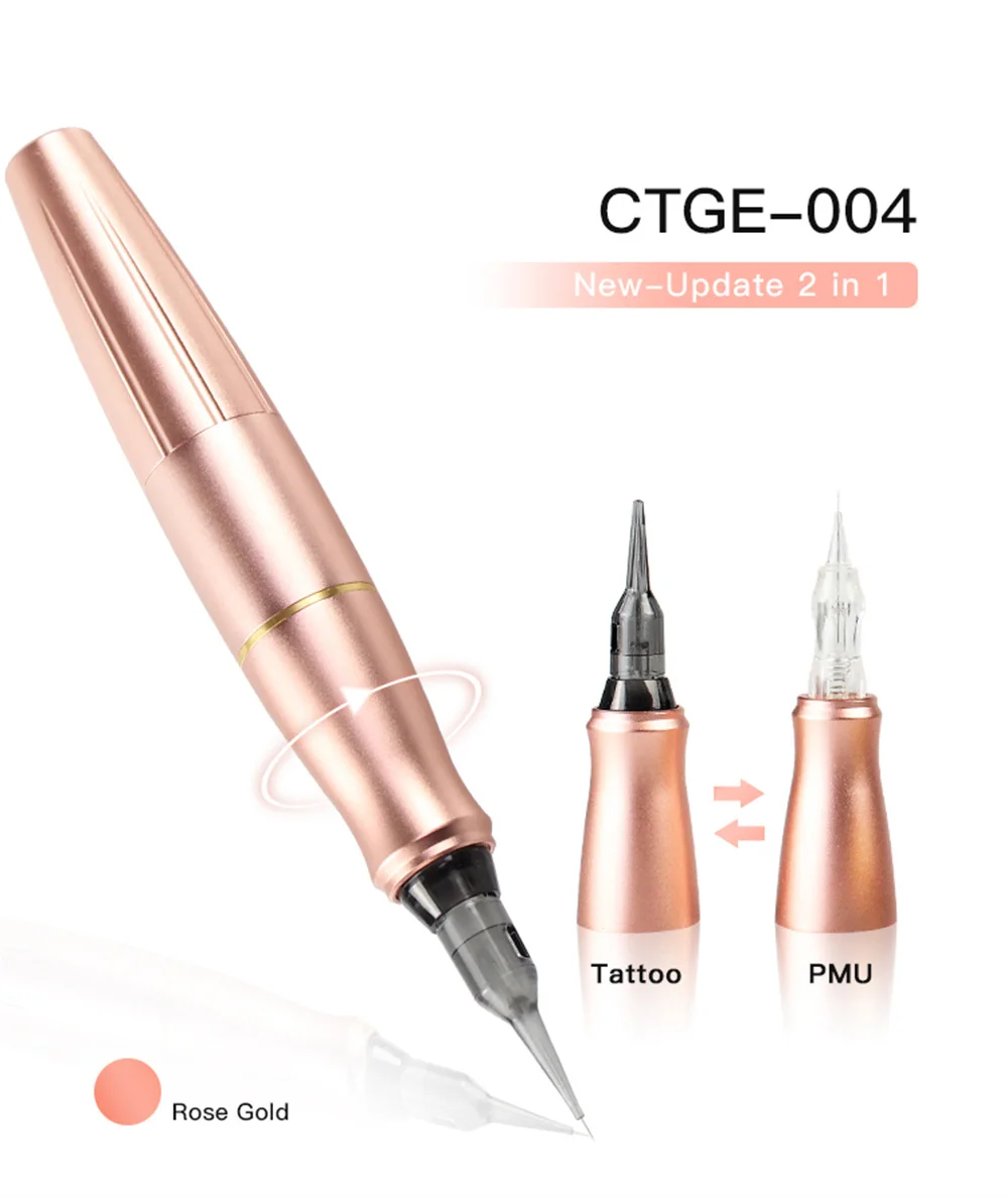 Biomaser P90 Dermografo Digital Tattoo Permanent Makeup Machine Pen/microblading Machine Set For Universal Cartridge Needle