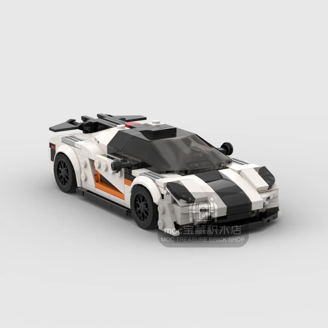 Moc Koenigsegg One Racing Sports Car Vehicle Speed Champion Racer Building Blocks Brick Creative Garage Toys For Boys