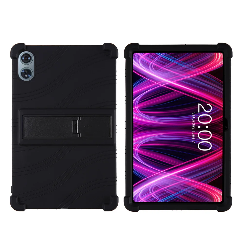 Shockproof 12-Inch Tablet Case with Soft Silicone Stand - Protective Shell Cover
