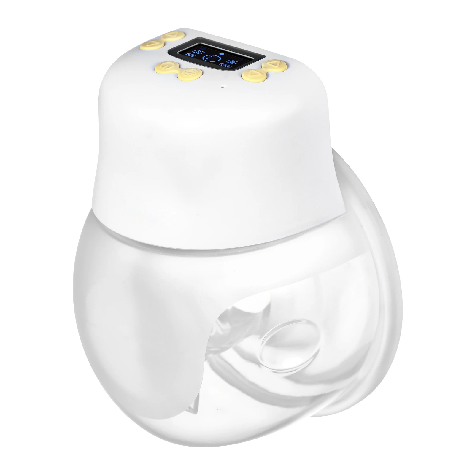 Wearable Electric Breast Pump Portable Painless Feeding Pump 3 Modes 9 Adjustable Suctions Hands Free 24mm/28mm Flange 240ml