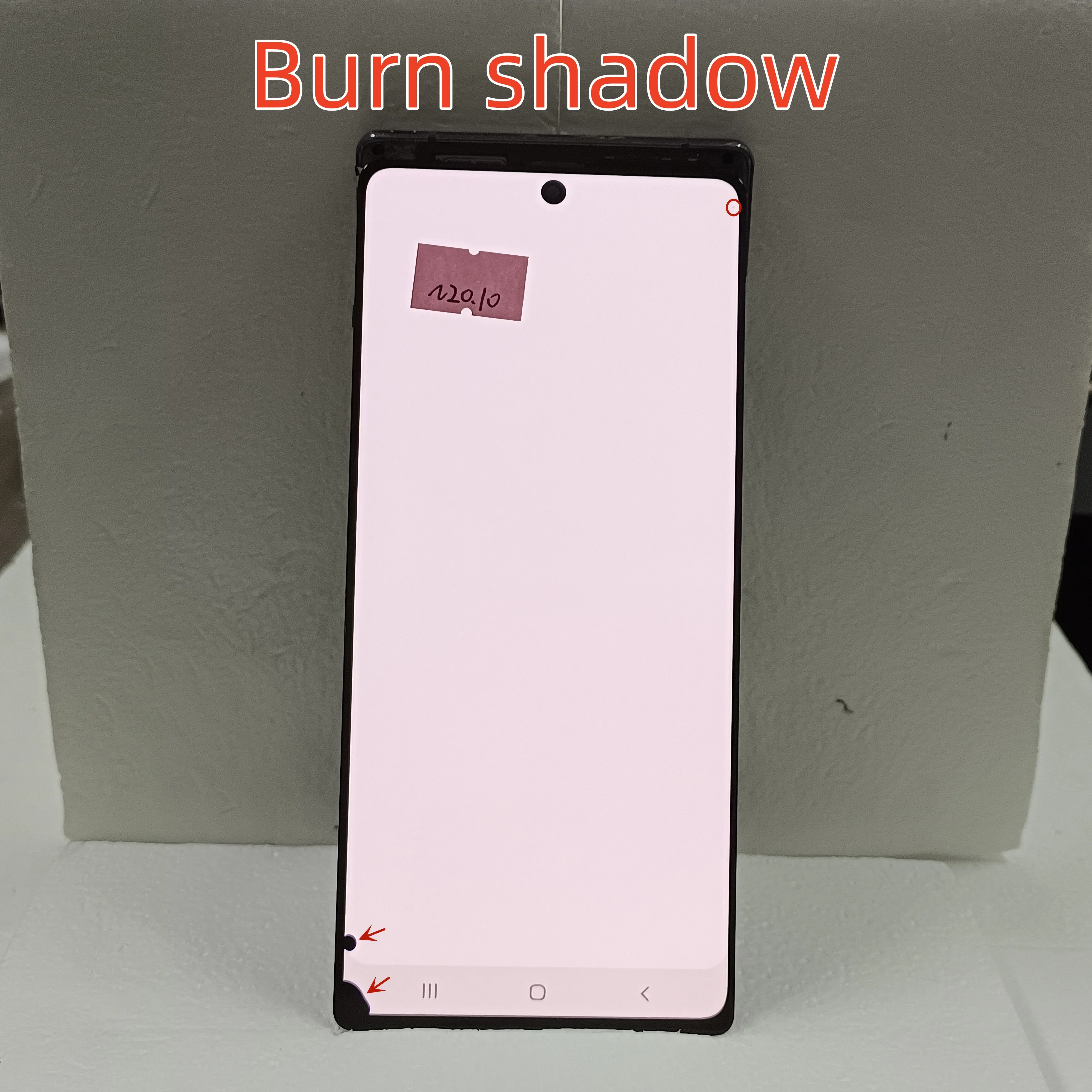 Super AMOLED For Samsung Galaxy Note 20 N980 N980F N980F/D LCD With Defects Display Touch Screen Digitizer Assembly Replacement