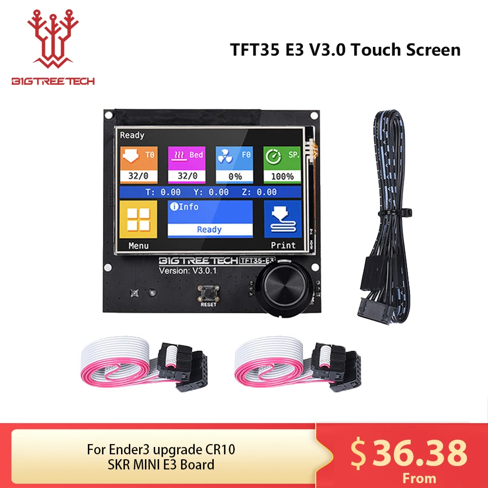 BIGTREETECH TFT35 V3.0 Touchscreen 3,5 Zoll mit WIFI 12864 LCD Display Modus Panel MKS TFT35 für SKR MINI E3 V2.0 Enr Board  7